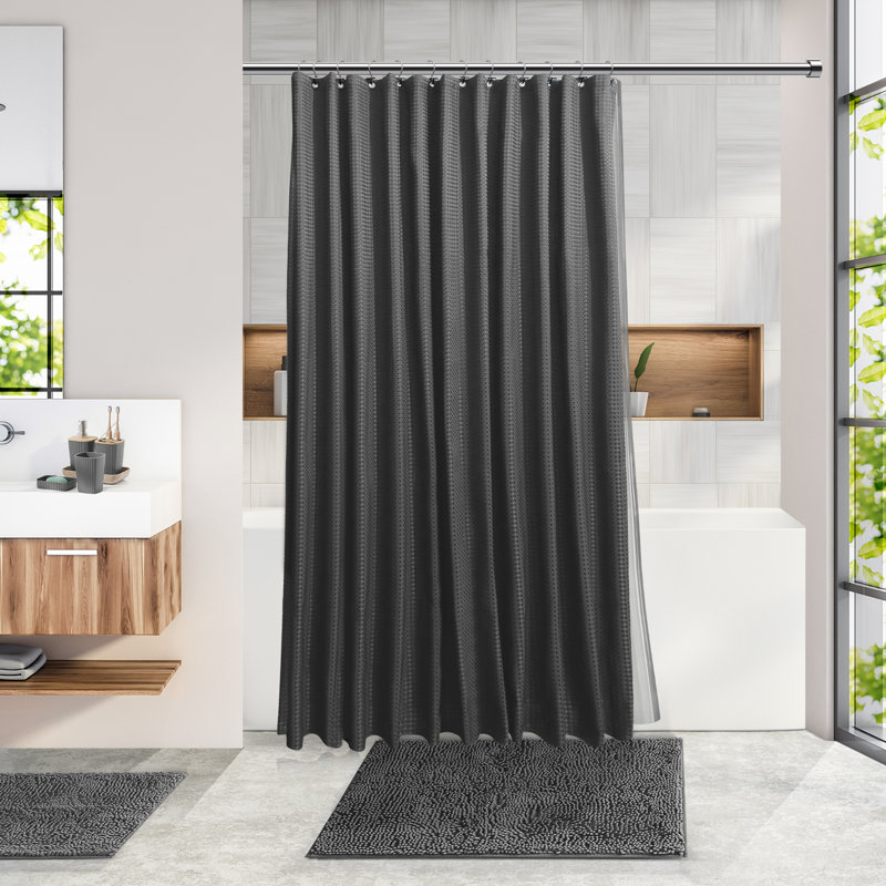 Bathroom shower outlet rug set